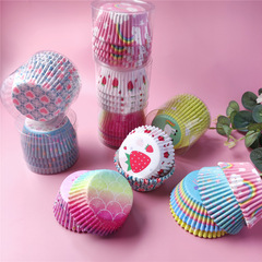 100個蛋糕蛋黃酥雪媚娘印花油紙托耐高溫烘焙烤箱紙托包裝墊紙杯