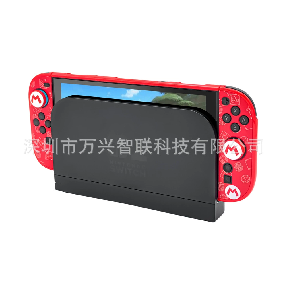 Защищающий чехол для Nintendo Switch 2 Mario M в цвете, зелёная защита корпуса с рисунком NS2