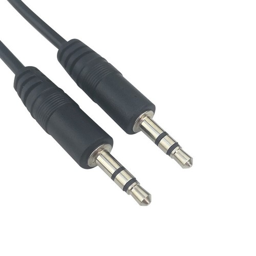 Dedicated 3.5mm male-to-male aux audio cable for wholesale, suitable for smartphones, computers, car audio, and headphones with dual male connectors