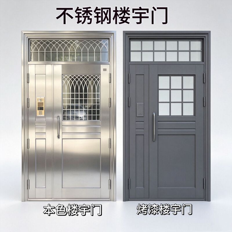 Factory Direct Supply of Stainless Steel Building Doors, Unit Doors, Community Entrance Doors, and Project Doors Factory Direct Supply of Stainless Steel Building Doors, Unit Doors, Community Entrance Doors, and Project Doors