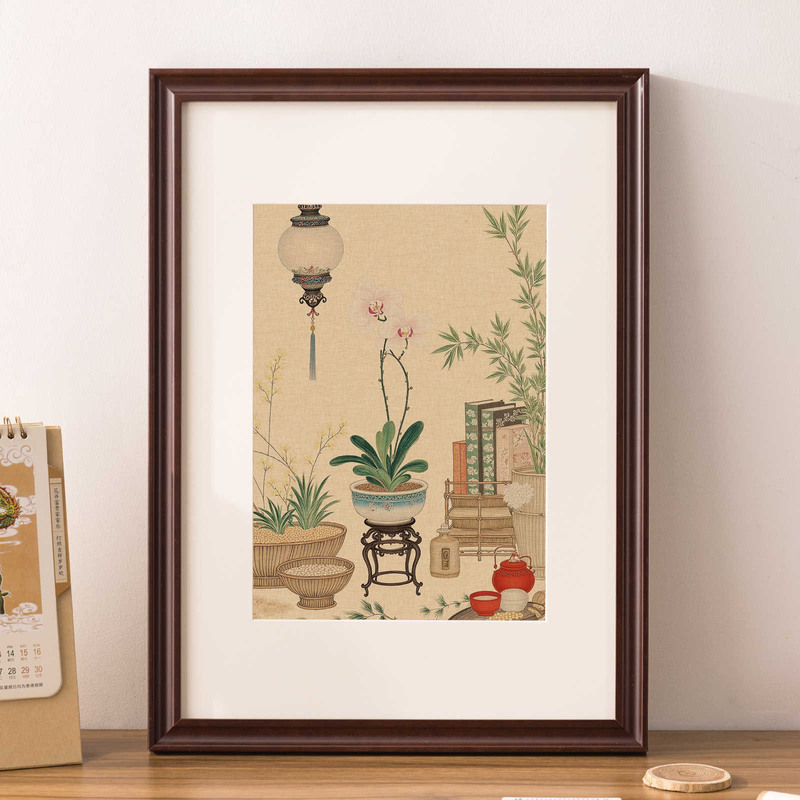 Solid Wood Photo Frame Large Size Wall Hanging Custom A3A4 Picture Frame Empty Frame Framed Calligraphy Calligraphy 4K8K Frame Framed