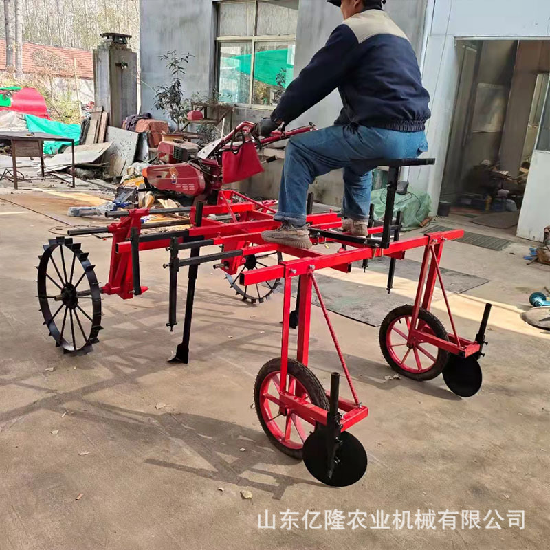 烤烟红薯种植覆膜机 地瓜土豆地膜覆盖机 起垄铺膜滴灌一体机