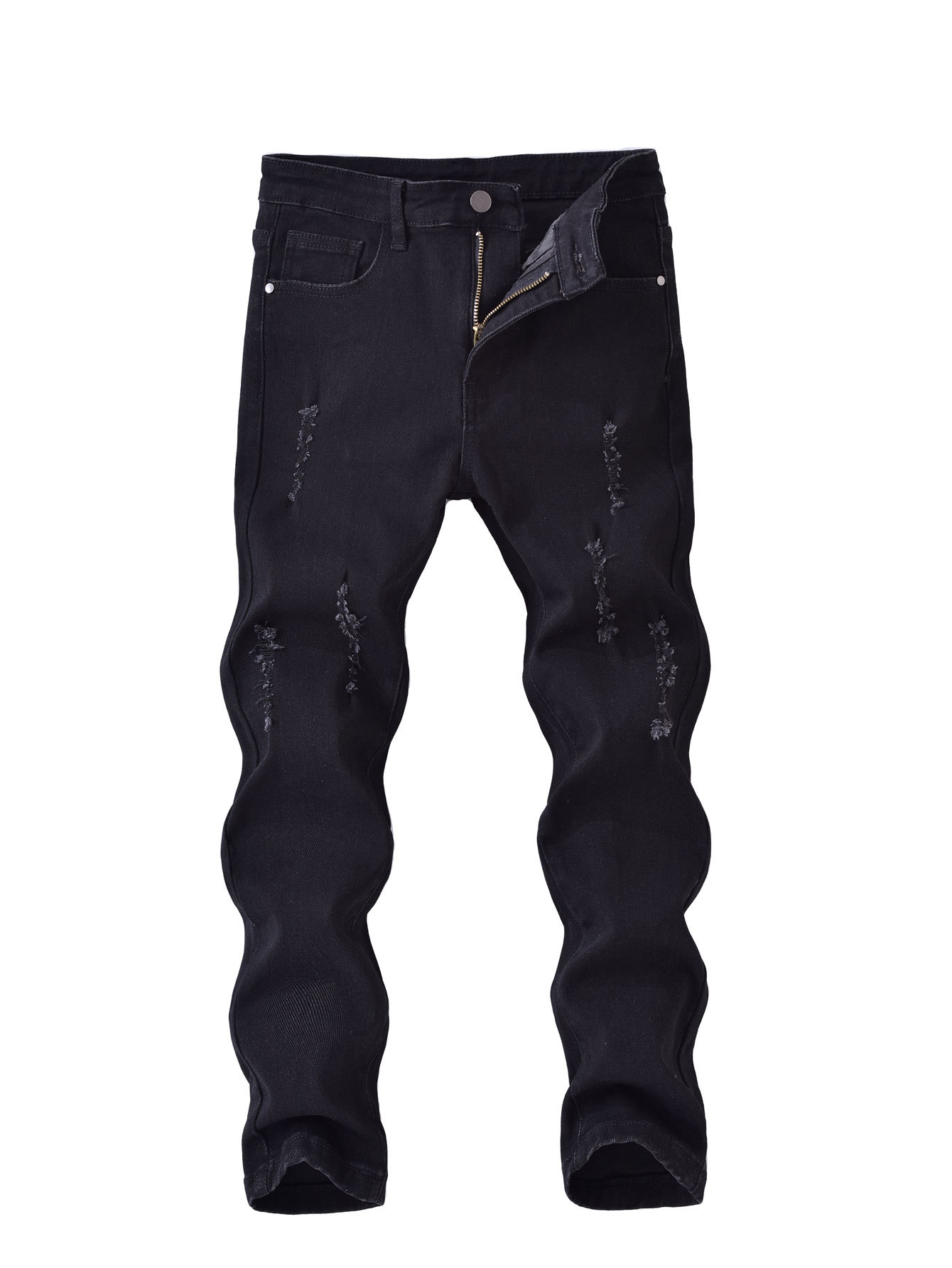 Rippade jeans för pojkar vardagsbyxor barnmode_voghion.com