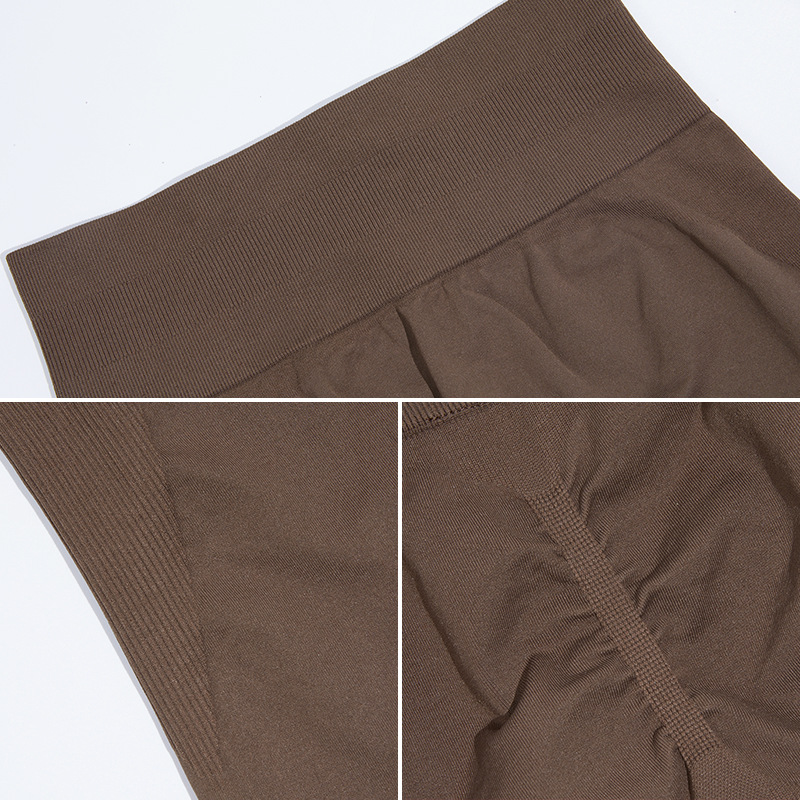 Transfronterizo nuevos pantalones de yoga sin costuras micro-la melocotón medias deportivas de levantamiento de cadera de secado rápido al aire libre para correr pantalones de fitness