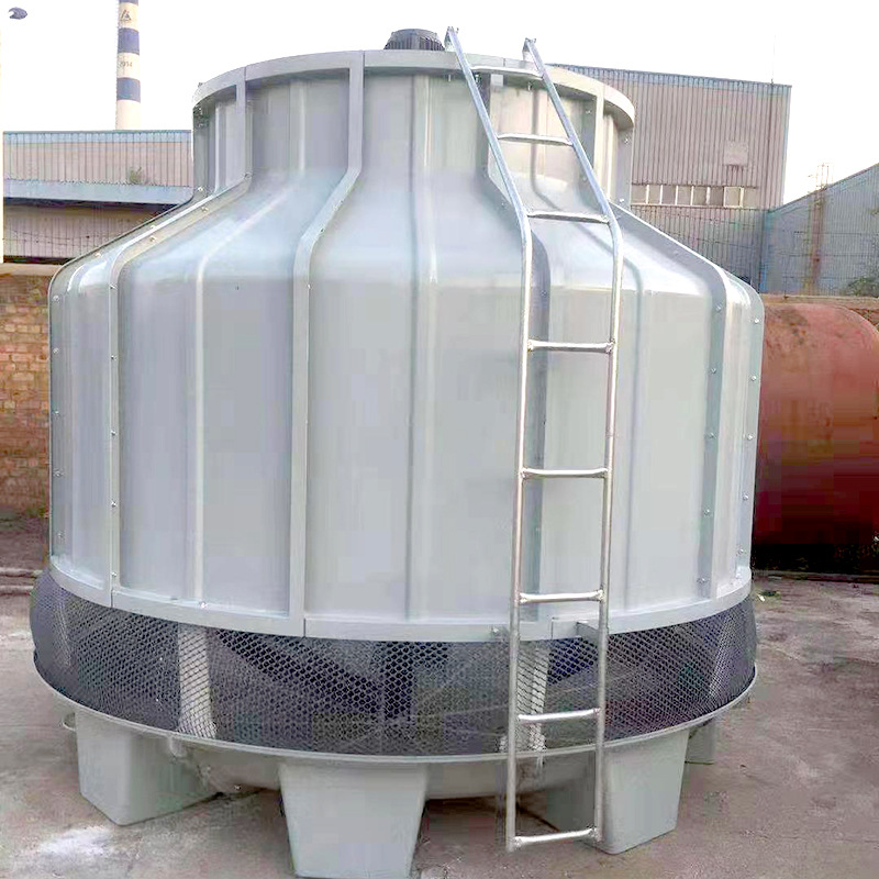 玻璃钢圆形方形逆流式冷却塔水循环凉水塔8-200t散热冷却水塔