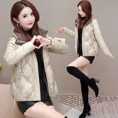 Short down cotton jacket for women in winter 2025 new fashionable small person with Khmer coat cotton jacket warm casual jacket