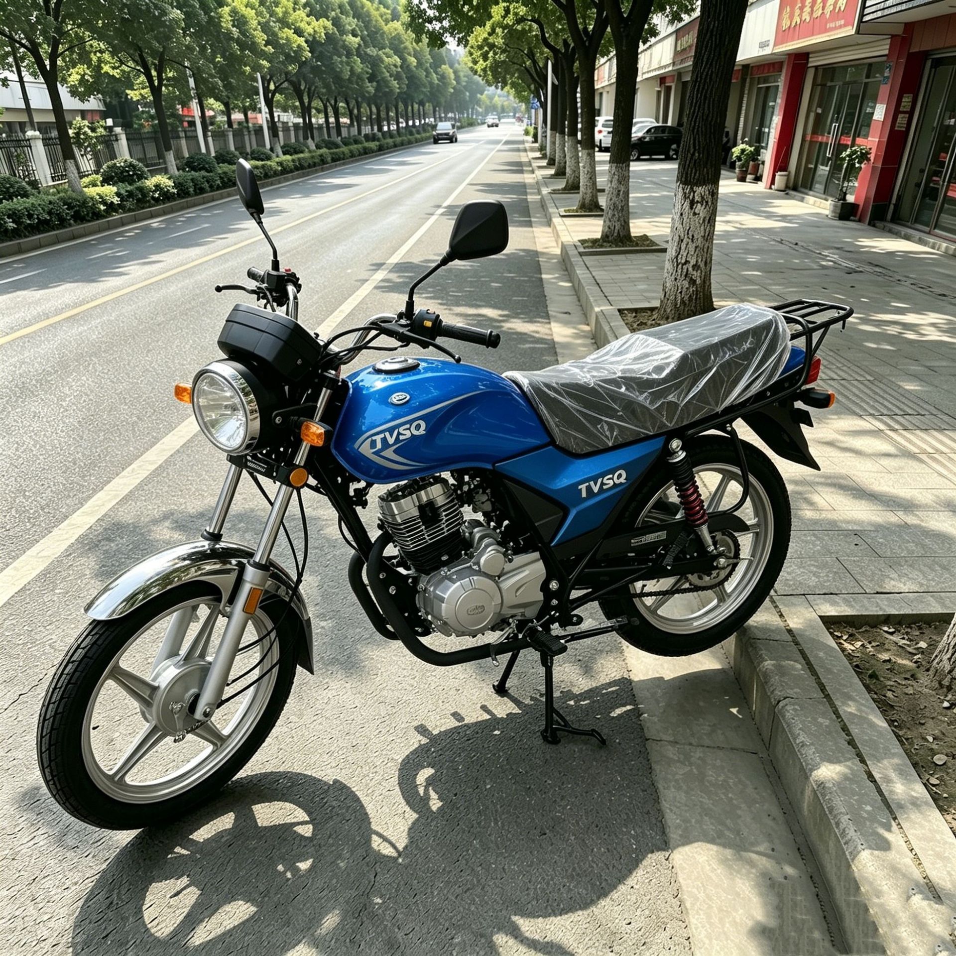 Cost-Effective Entry-Level Two-Wheeled Motorcycle, Easy to Operate, Responsive, Safe, with Wear-Resistant Tires and Strong Traction