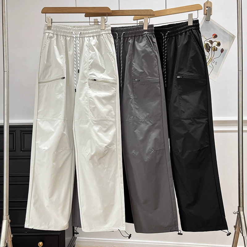 2025 весна и лето новый стиль 5 альпинистских брюк на открытом воздухе с мягкой оболочкой брюки спортивные походы прямые ноги показывают длинные ноги