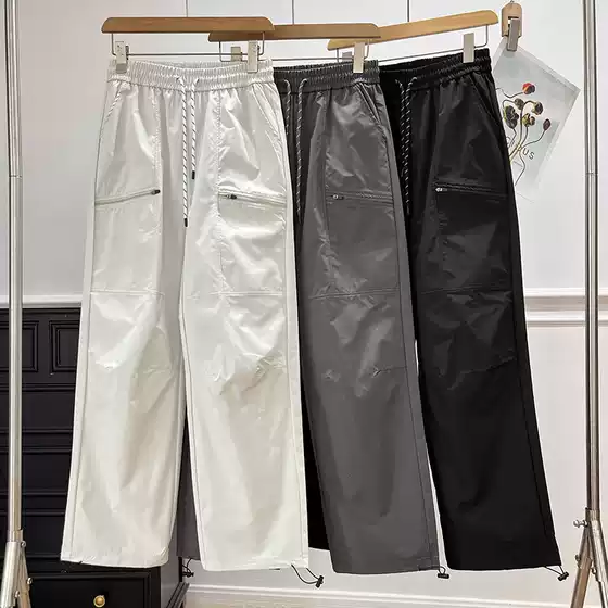 2025 Spring and Summer New 5 Mountaineering Pants Outdoor Charge Soft Shell Pants Sports Hiking Straight Leg Length