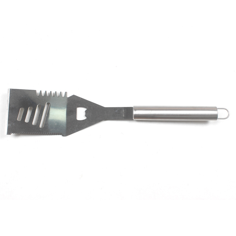 [Fuente fábrica] barbacoa herramientas Acero inoxidable 4-pieza bolso parrilla combinación