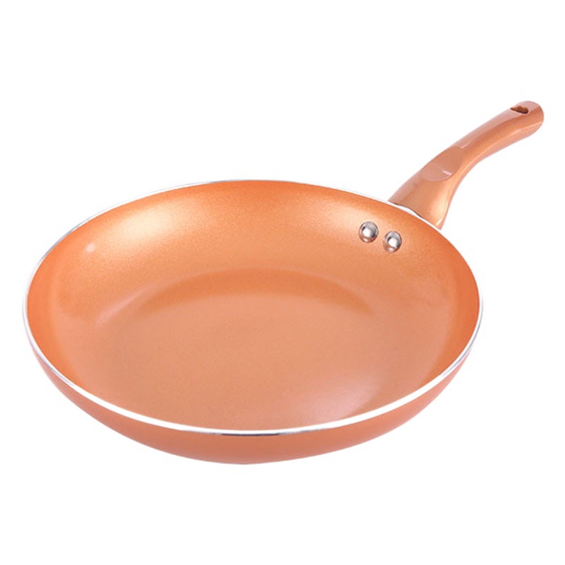 Suministro directo de fábrica de utensilios de cocina de fondo plano wok sartén antiadherente de 6 piezas de regalo de utensilios de cocina olla de aluminio traje de personalización