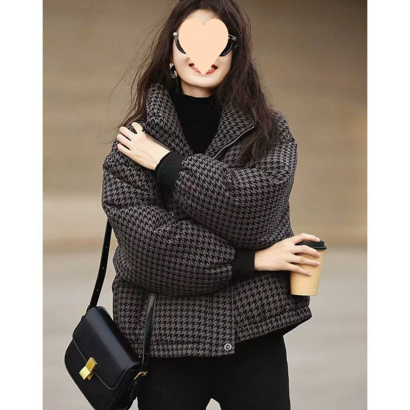 Короткий зимний модный пуховик подростков norns girl, сигаретно-серая, 0.8 кг, увеличенной толщины