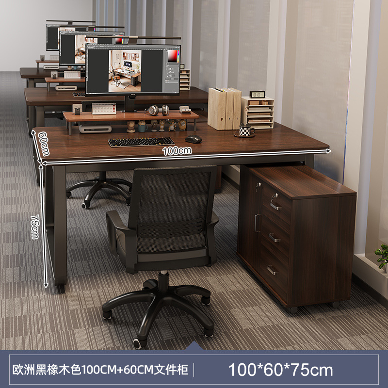 Mesa de oficina simple mesa de oficina moderna mesa de personal mesa y silla combinación de personal simple mesa de escritorio en el hogar mesa de computadora