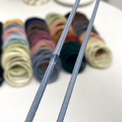 拉鏈袋裝60條套裝04彩色尼龍高彈力不傷發無接縫基礎打底發圈發繩