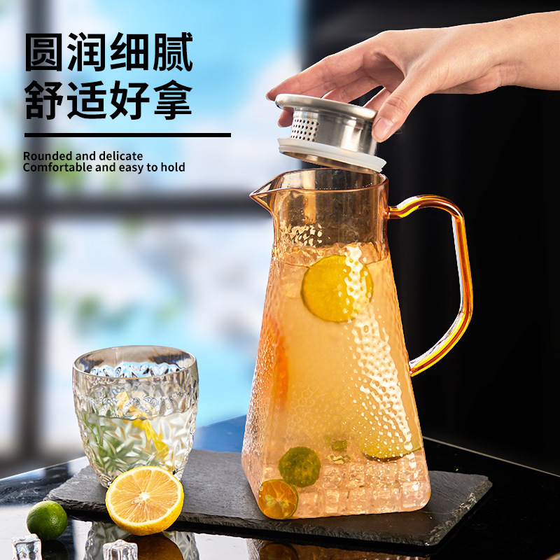 厚みのあるアクリルケトル、業務用ティーケトル、ホテルレストランジュースケトル、ティーケトル、高温耐性コールドケトル、落下防止|undefined
