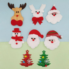 聖誕節發箍發夾胸針diy飾品配件 聖誕樹造型聖誕老人造型裝飾配件