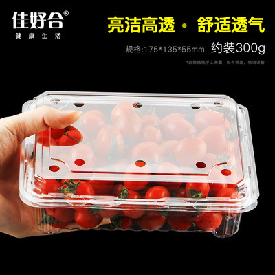 卸売り使い捨て透明果物包装箱は、抗圧PET果切箱の超専用スイカ包装箱を厚くする|undefined