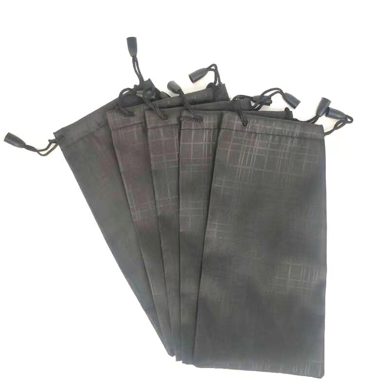 Factory wholesale black dark plaid glasses bag dustproof mobile phone bag sunglasses jewelry bag girdle cloth bag Factory wholesale black dark plaid glasses bag dustproof mobile phone bag sunglasses jewelry bag girdle cloth bag