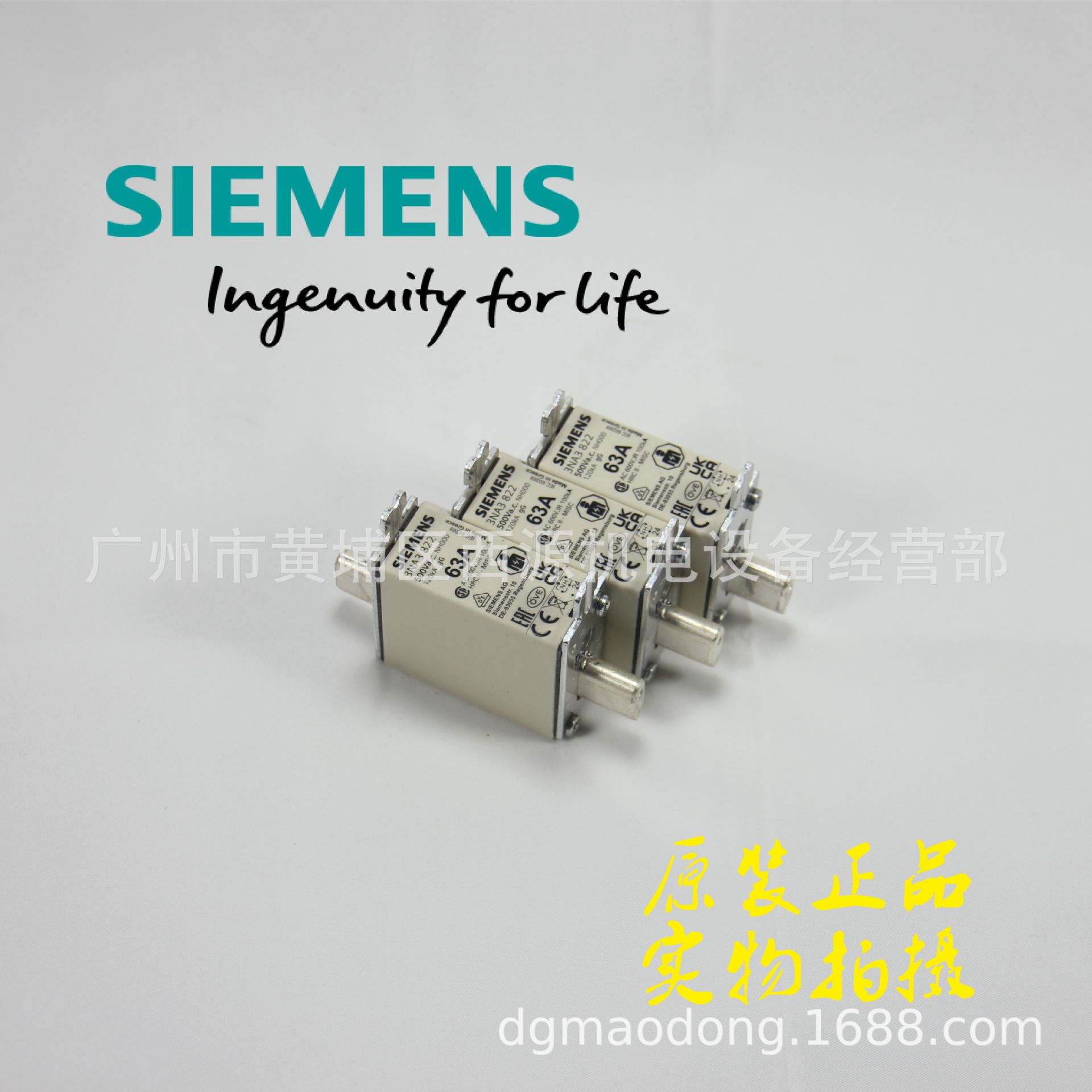 熔断器 3NA3822 NH000 63A