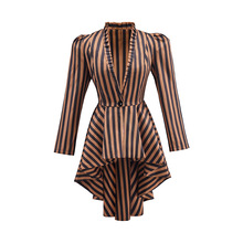 2025欧美跨境文艺复兴女士蒸汽朋克复古哥特式COS燕尾服维多利亚