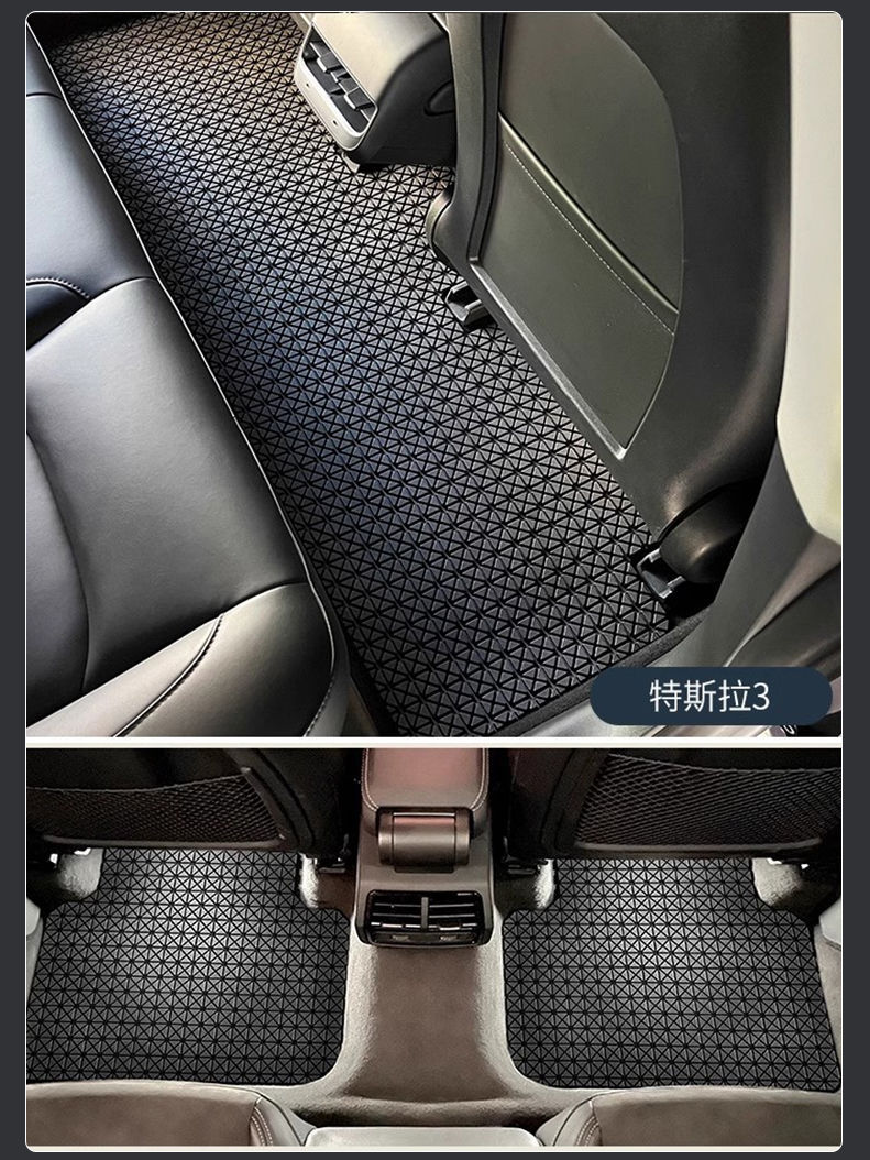 Factory direct diy car mat TPE universal main driver monolithic free cut rear pad waterproof wear ring