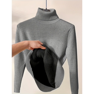 B 38153 Fleece-Lined Turtleneck Sweater �ӽq�Ӻ���Ië�W��