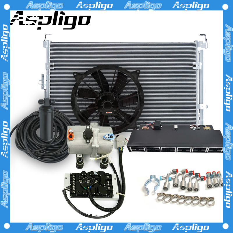 Tongyongxing Car Air Conditioning Kit 12v 24v Electric AC System Truck beu-848-100 Condenser Kit (Automotive air conditioning) - 24v