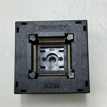 YAMAICHI IC234-1004-023N封装QFP-100-0.5原装进口老化测试插座
