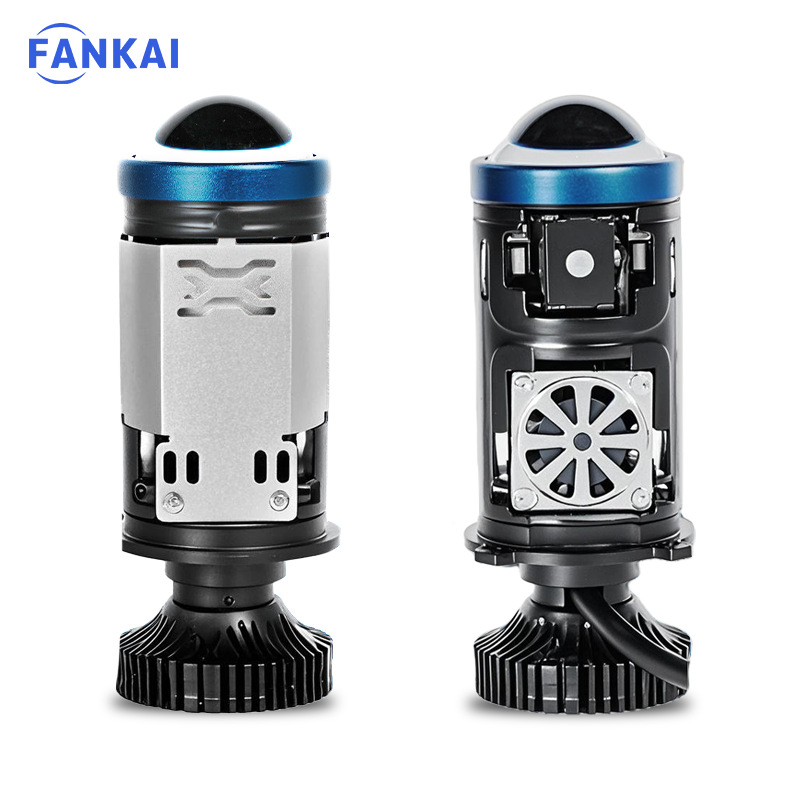 Nuevo H4 24V coche motocicleta LED doble lámpara copa faro integrado lejano y cercano lente pequeña de doble luz de alto brillo y concentración