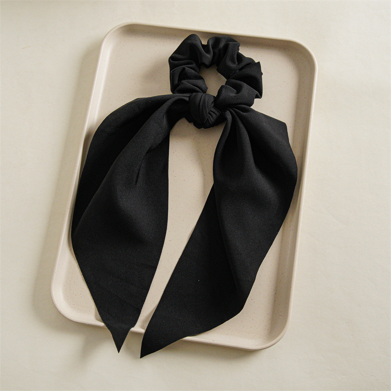 34g Weight Hair Tie Hair Accessories Type 1 Piece Quantity Casual, Holiday, Street Occasion Nylon Material Solid Color Pattern All Seasons Season Women's Gender Elegant, Lady Style Elegant Lady Women's Solid Color Nylon Hair Tie 10