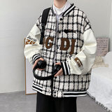 Куртка, бейсбольная футболка, мужская осенняя форма, для влюбленных, с вышивкой