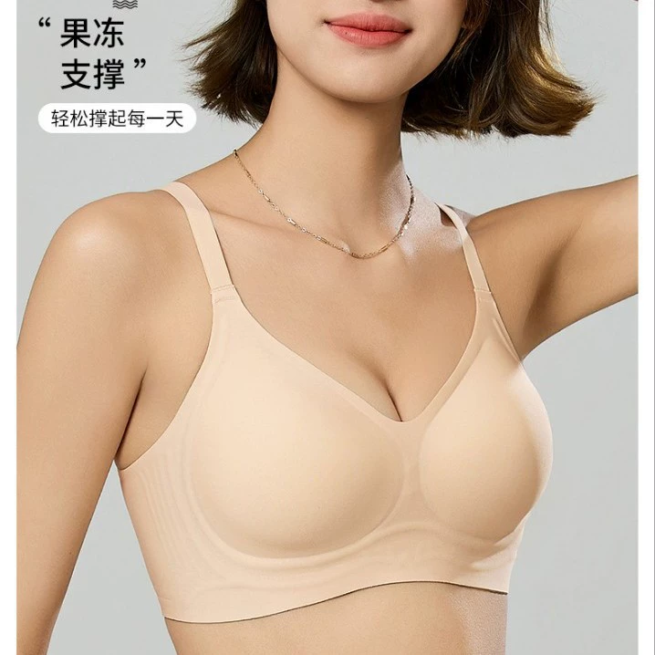 Push up bra, three dimensional underwear, supporting wireless bra, bra top