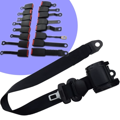 Car seat belt – Main driving auxiliary driving three-point