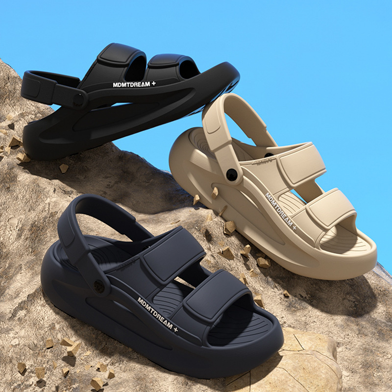 Driving Hole Shoes Men's Summer New Mountain Climbing Fishing Outdoor Wear Dung-feeling Non-slip Sports Slippers Not Stinky Feet