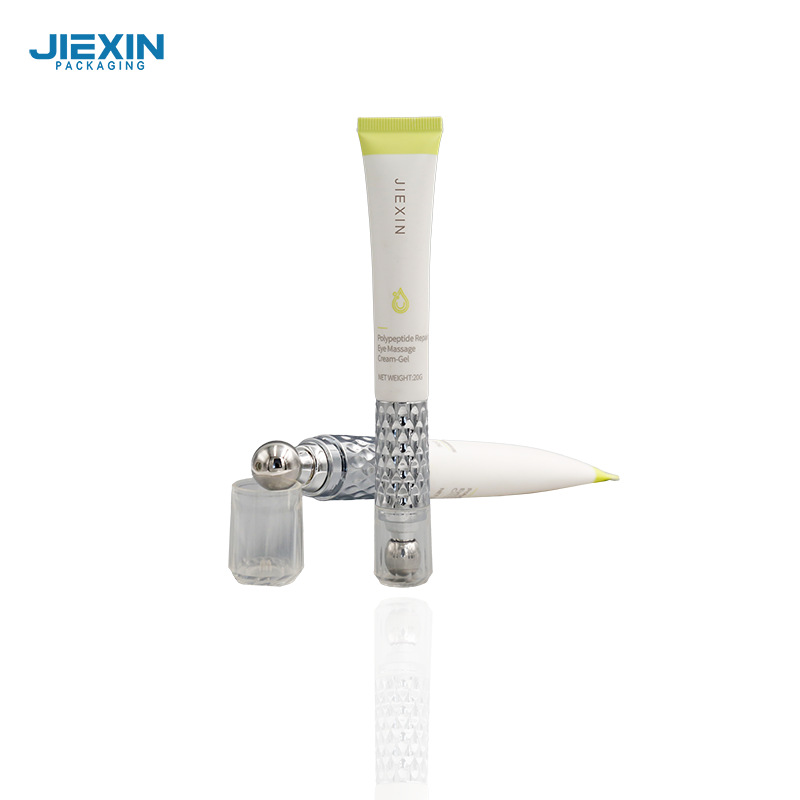 15ml滚珠震动眼霜密封软管眼部精华液塑料软管包材化妆品包装分装