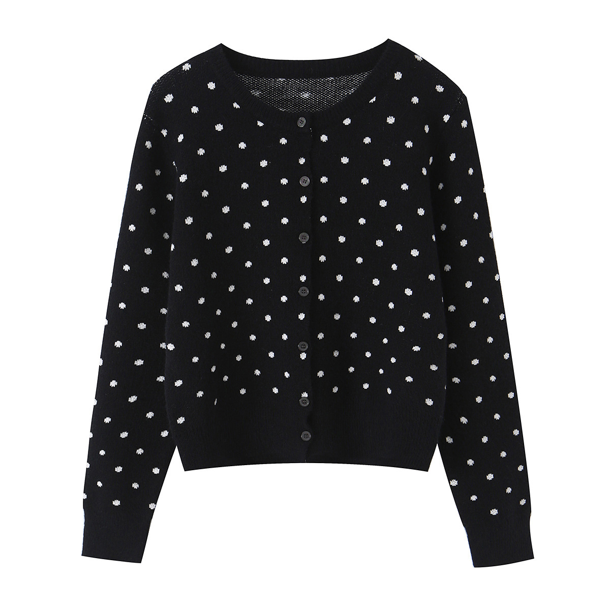 ZAZA hecho por sí mismo estilo europeo al por mayor ropa de mujer moda temperamento de diseño casual ondulado suéter cardigan