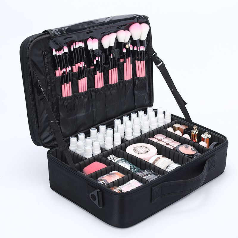 Casual, Portable, Professional Satchel Water Emulsion, Skin Care Products and Makeup Bag, Large Multifunctional Internet Celebrity Storage Box