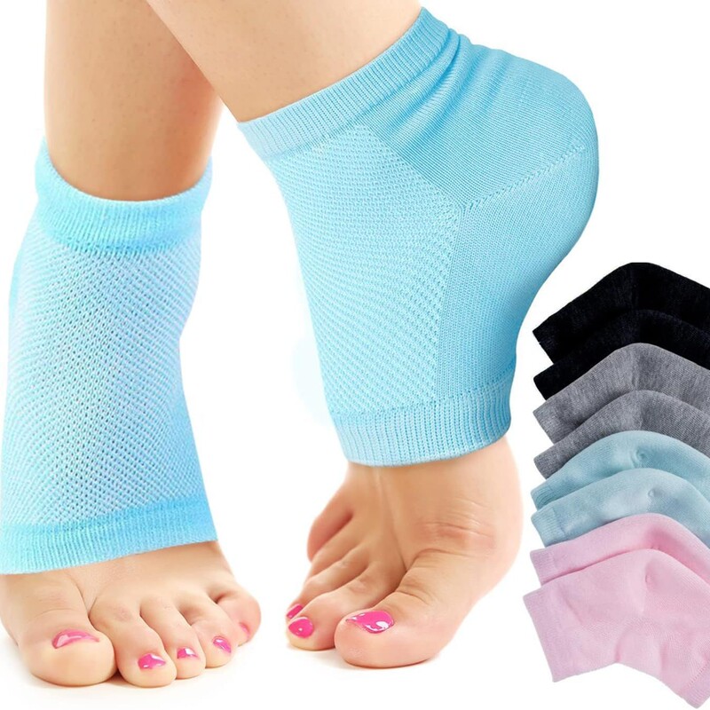 Customized Mesh Heel Gel Socks, Heel Non-Slip, Anti-Dry Cracking Socks for Men and Women, Breathable Sweat-Absorbent Invisible Socks Customized Mesh Heel Gel Socks, Heel Non-Slip, Anti-Dry Cracking Socks for Men and Women, Breathable Sweat-Absorbent Invisible Socks