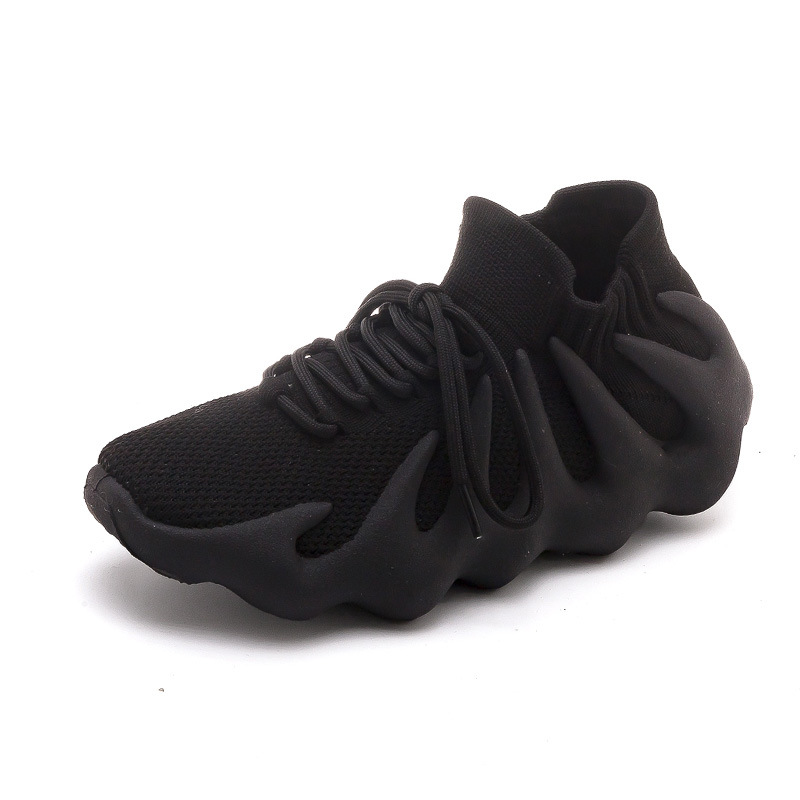 Volcánico bollos al vapor zapatos deportivos de las mujeres estilo coreano 2023 nueva primavera malla transpirable superficie volador tejido pulpo zapatos