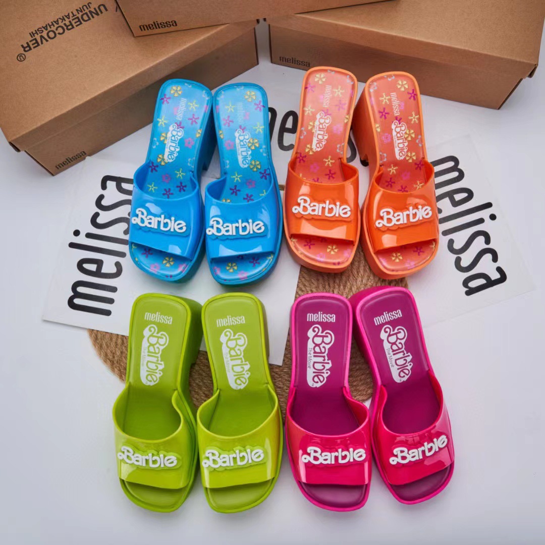 2023 Melisa New jelly shoes high heel platform slippers fragrant shoes women's sandals