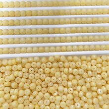 天然玉化奶黄玉米菩提散珠学生版diy菩提手串绕指柔文玩佛珠手链