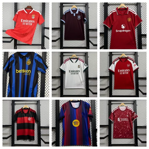 2627 Season Barcelona Real Madrid Tottenham Inter Milan Bayern Miami Arsenal Liverpool Fan Jerseys Football Uniforms