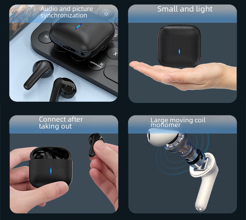 Cross-border hot-selling business tws earphone wireless mini…