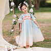 girl Hanfu summer children Tang costume Hanfu baby ancient costume Ruskirt Xia Chao1 Chinese style Children's clothing skirt