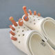 New Hole Shoes Shoes Three-dimensional Toe Funny Creative DIY Removable cros High-grade Rubber Accessories Shoe Buckle