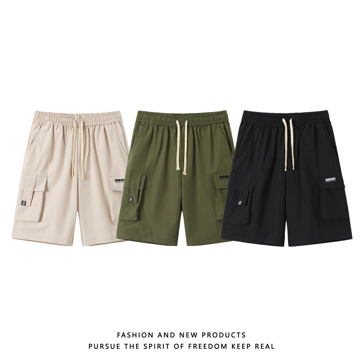 Factory Direct Explosions Workwear Shorts Men's Summer New Multi-Pocket Loose Casual Japanese Functional Pants