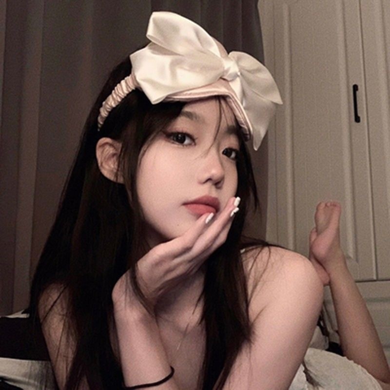 フェアリースタイルかわいい女の子大きなリボンアイマスク女神シルク昼寝サンシェード写真アーティファクト睡眠シェーディング女性|undefined