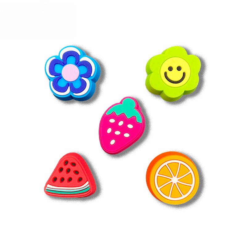 新しい下駄花シリコーン靴バックルソフト接着剤 diy 靴アクセサリー取り外し可能なアクセサリー工場卸売モール同じスタイル