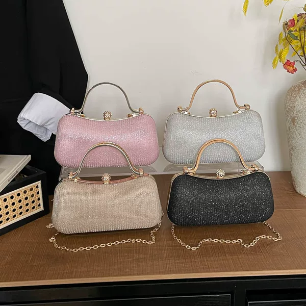 Simple and Stylish Handbag with a Unique Design, Suitable for Evening Parties, Can Be Worn as a Shoulder Bag or Crossbody, with a Distinctive Texture