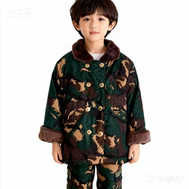 儿童表演服;迷彩服;护头